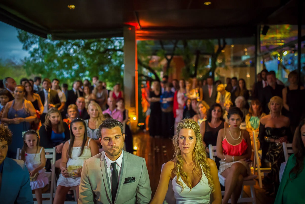 ceremonia civil en el salón La Angelina