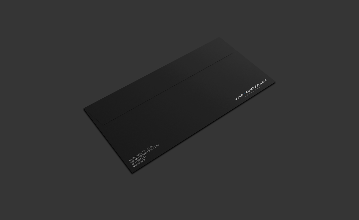 Projeto Ueno & Kompier Abib – Projeto de Identidade Visual feito pelo Estúdio Criativo Voluca
