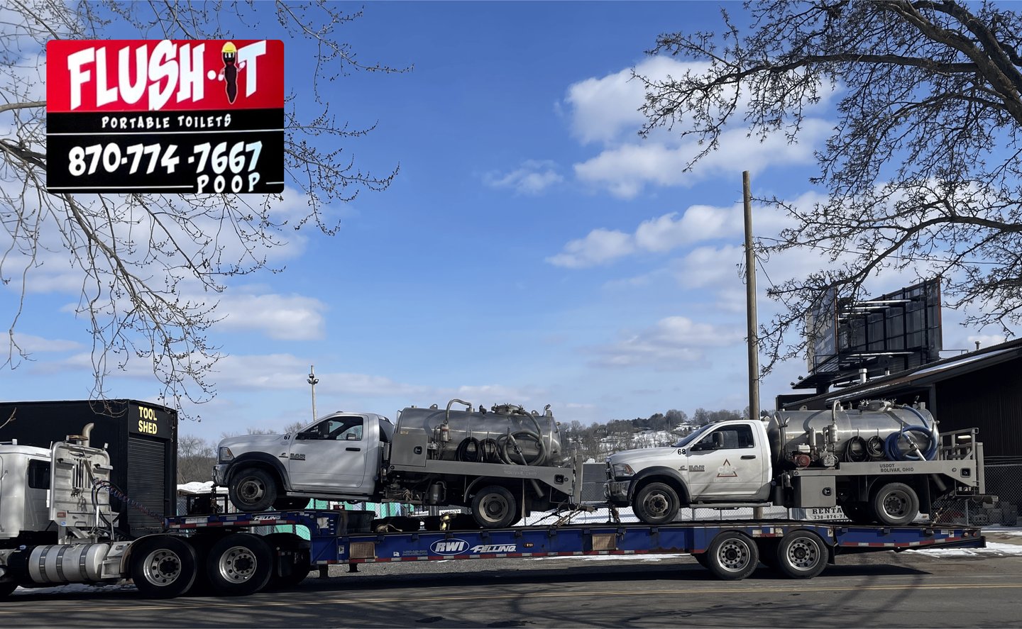 porta potty trucks Hot Springs 