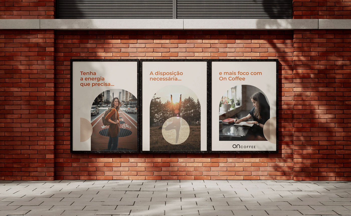Projeto On Coffee – Projeto de Identidade de marca feito pelo Estúdio Criativo Voluca