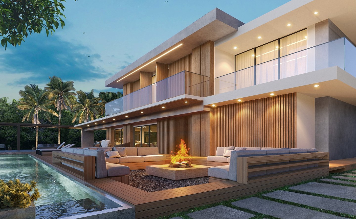 projeto de casa de alto padrão