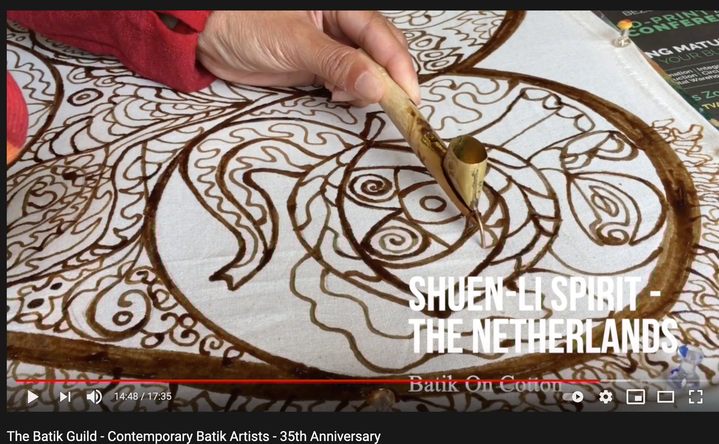 The Batik Guild, Batik Guild 35th Anniversary, Contemporary Batik Artists, Shuen-Li Spirit