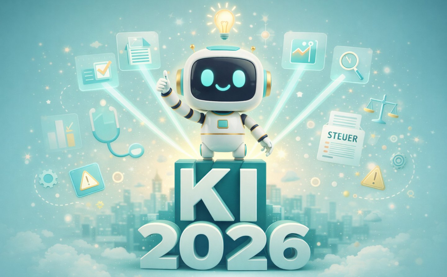 Machine2Mind Roboter zeigt KI 2026: was sie kann und wo ihre Grenzen liegen mit klaren Symbolen