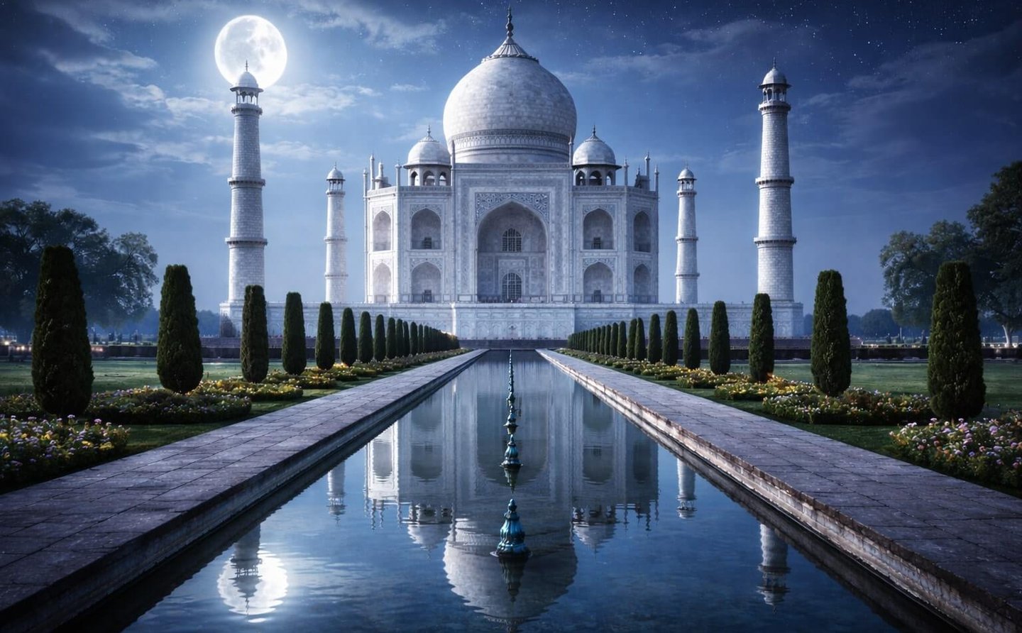 Taj Mahal Full Moon - Night Viewing Experience