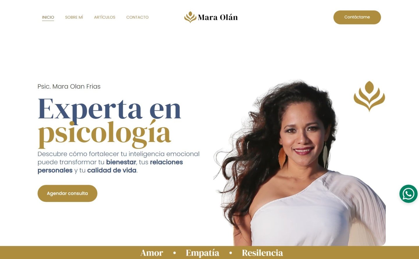 Página web para Psicologa - gerenteweb.mx