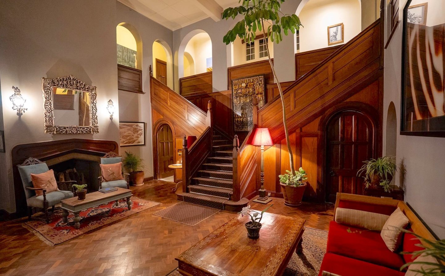 Giraffe Manor Kenya Historic Manor interior