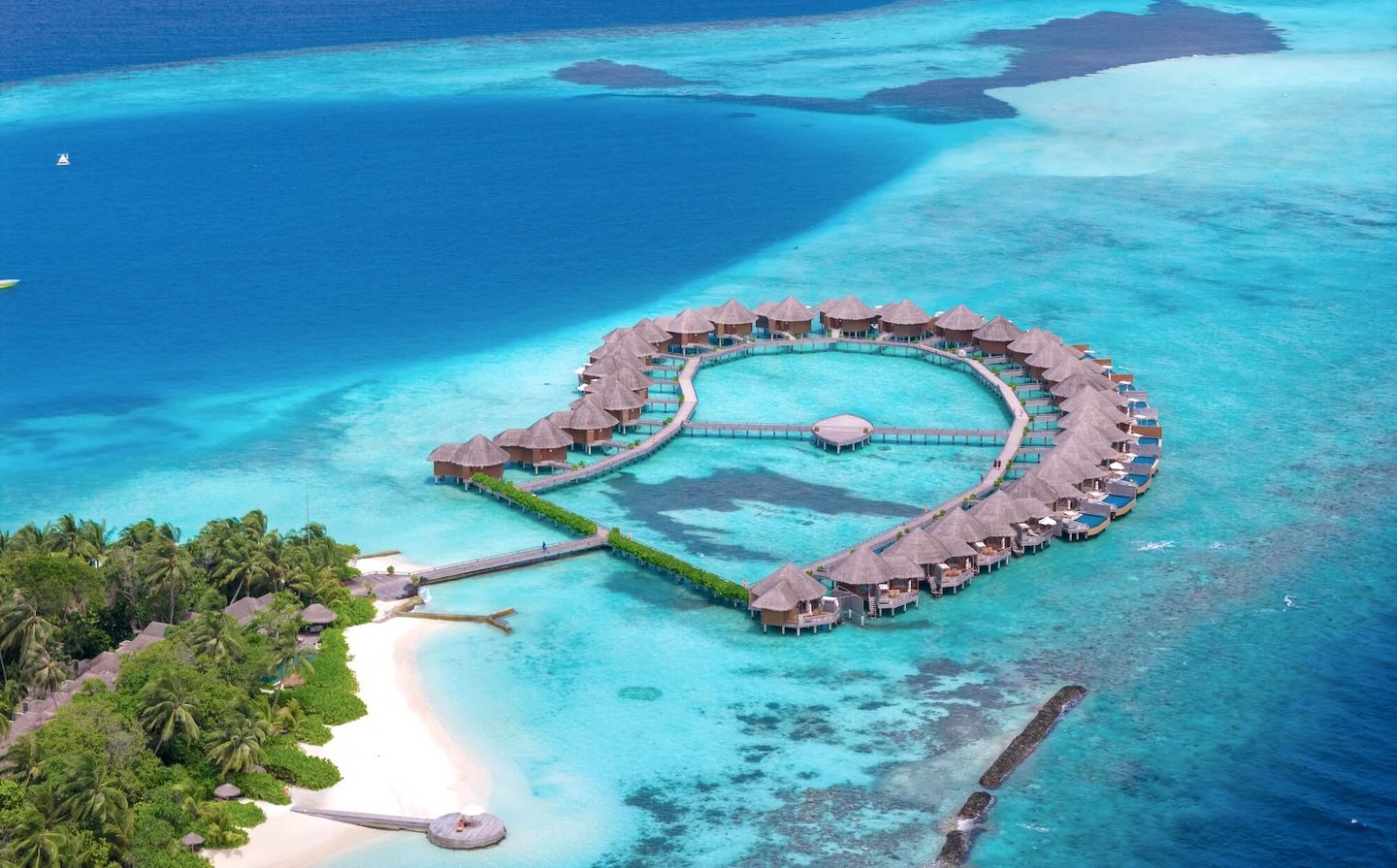 Baros Maldives overwater villas