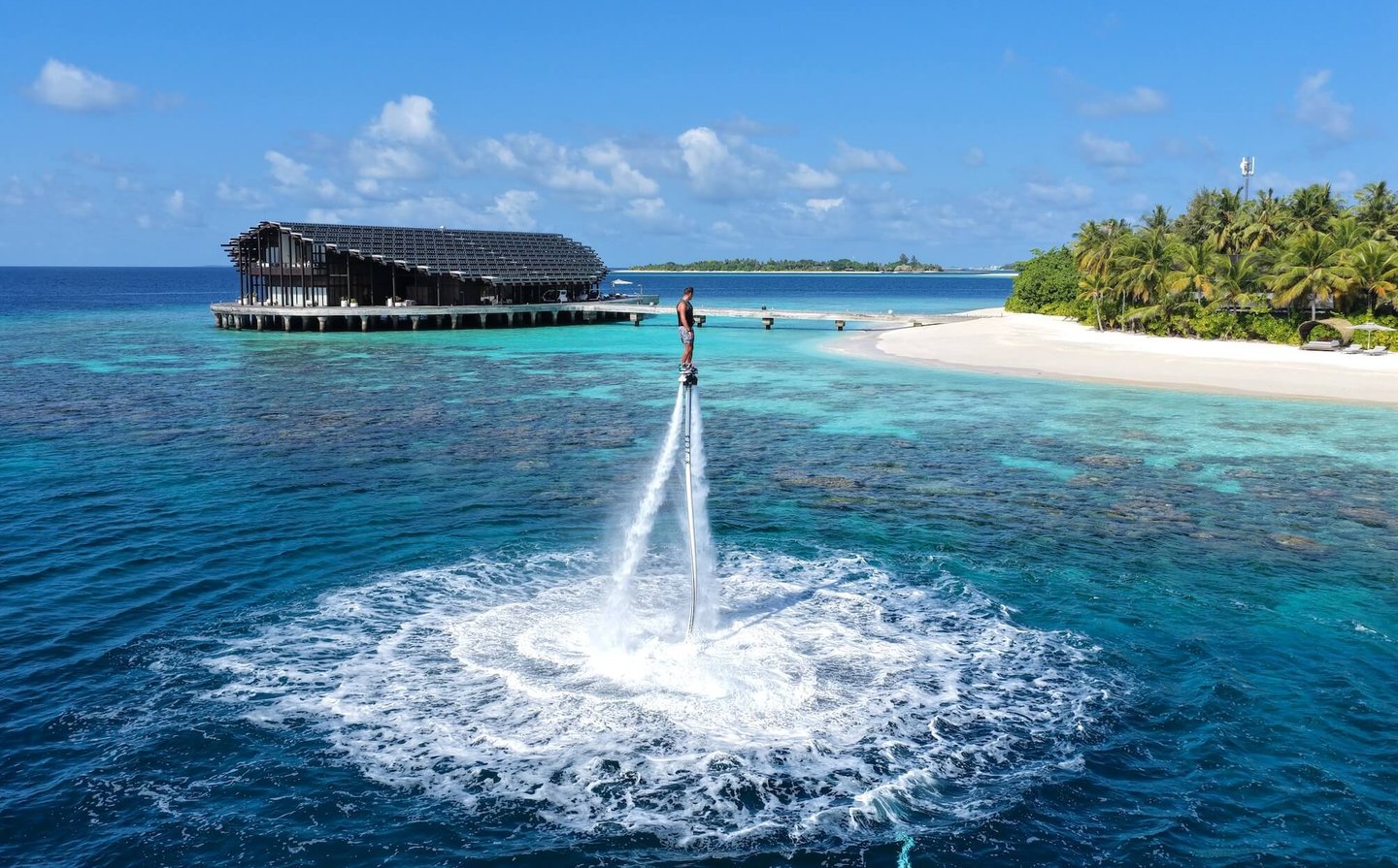 kudadoo maldives watersports flyboarding