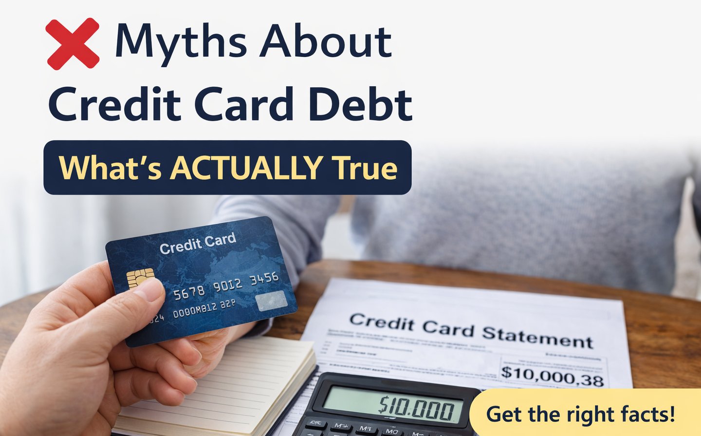 Myths About Credit Card Debt — What’s Actually True_cleareveryday,com