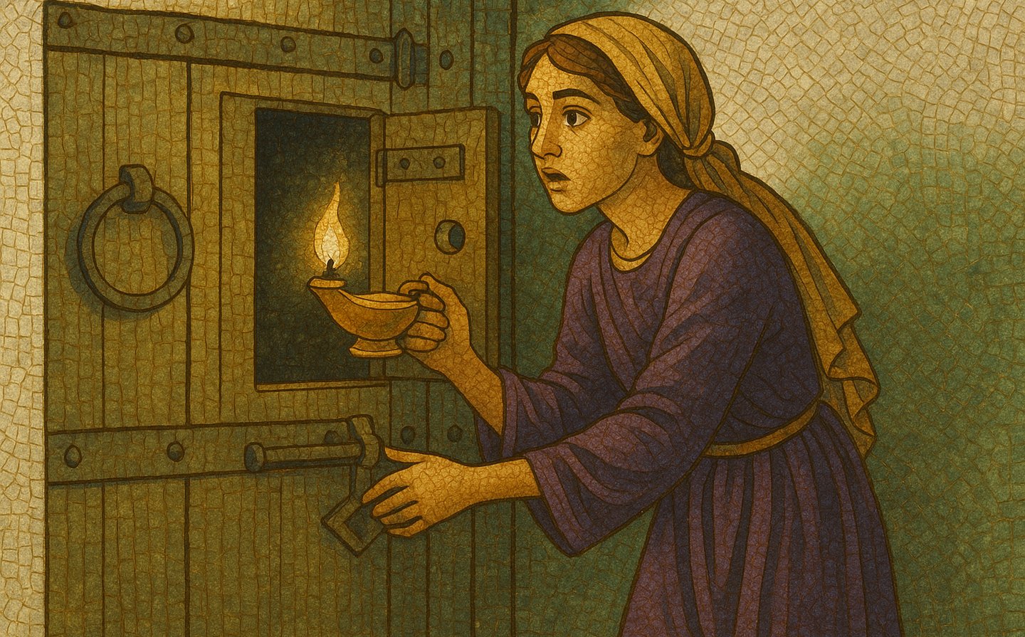 The young slave girl Rhoda in Acts 12 ascends beyond the other characters in his display of faith.