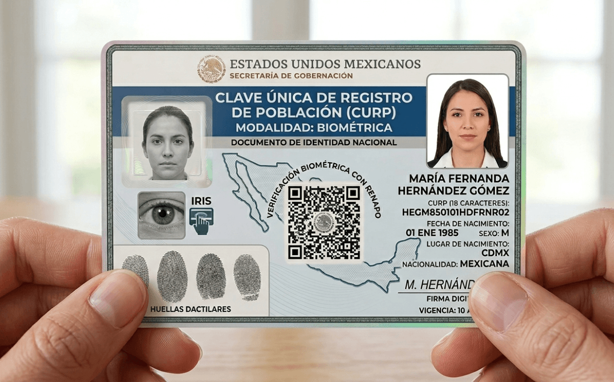 Que es la CURP biométrica Tramitar CURP Biometrico sacar CURP