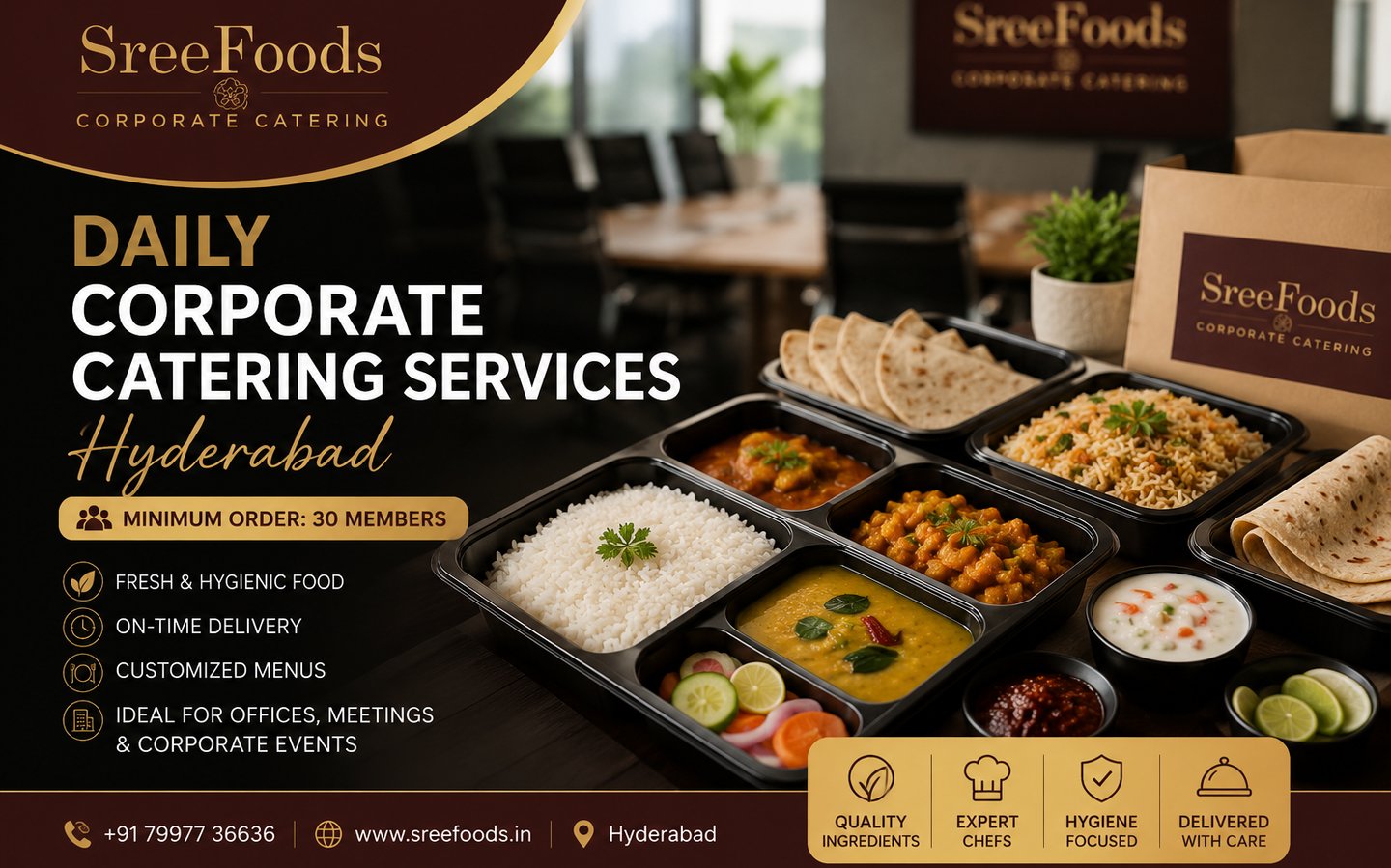 Daily Corporate Catering Services in Hyderabad