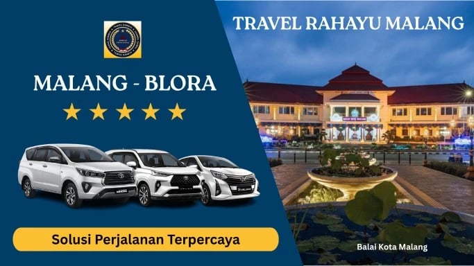 Travel Malang ke Blora dari Travel Rahayu Malang pakai mobil Innova, Avanza putih 