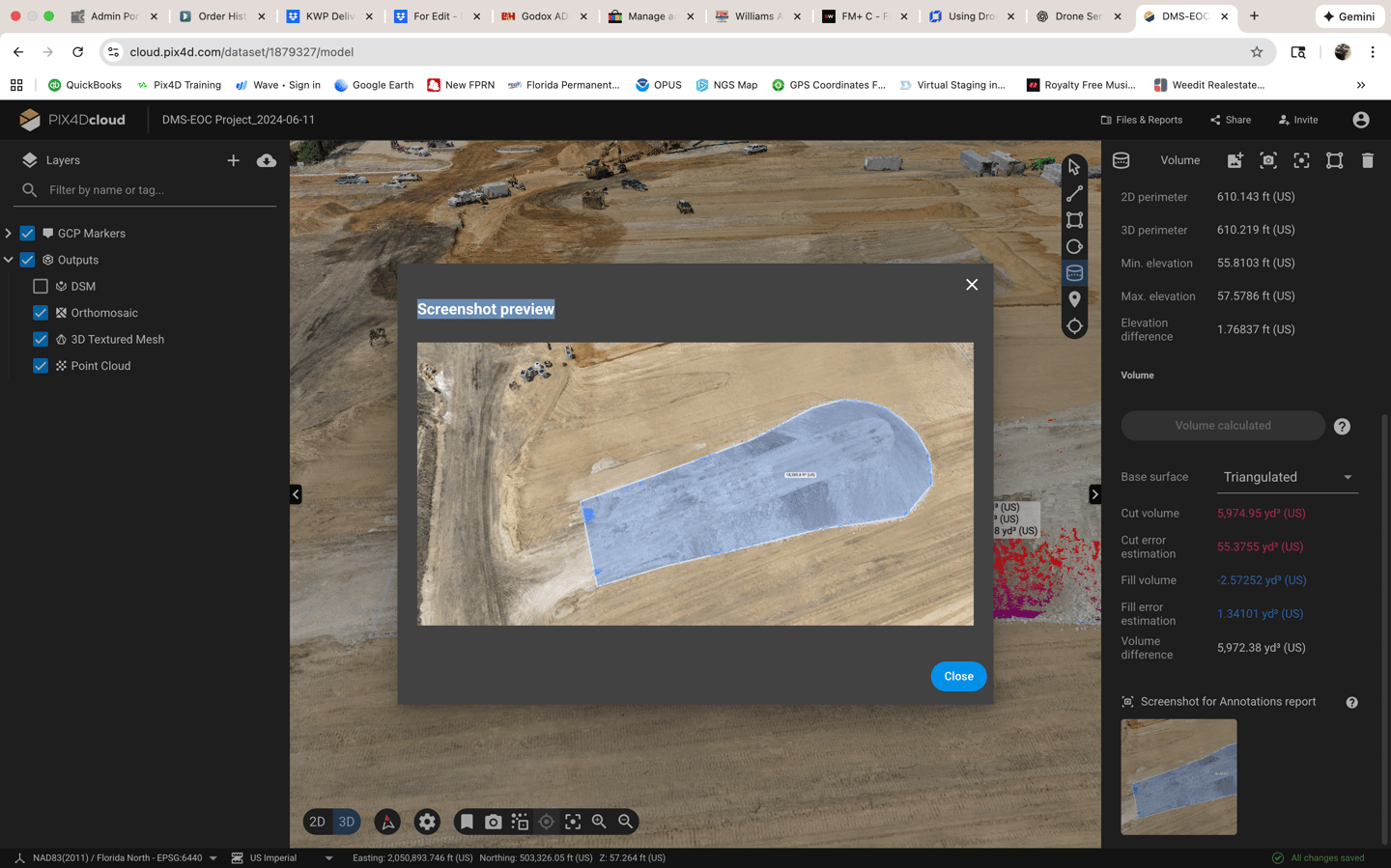 we use software to help analyze site images for volume and measurement