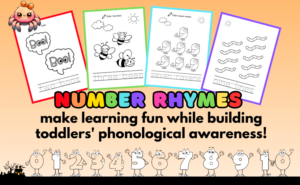 Number Rhymes fun pages
