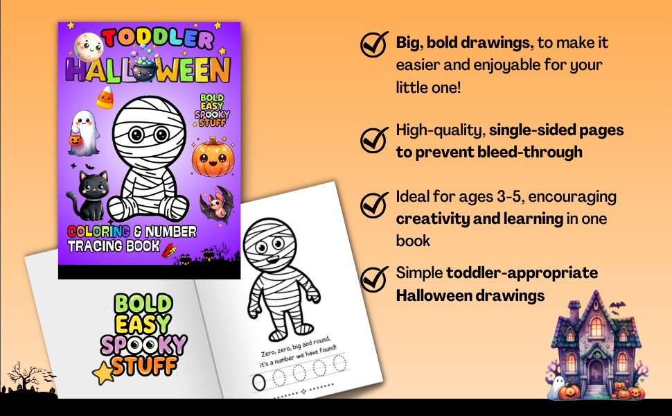 Coloring Halloween book