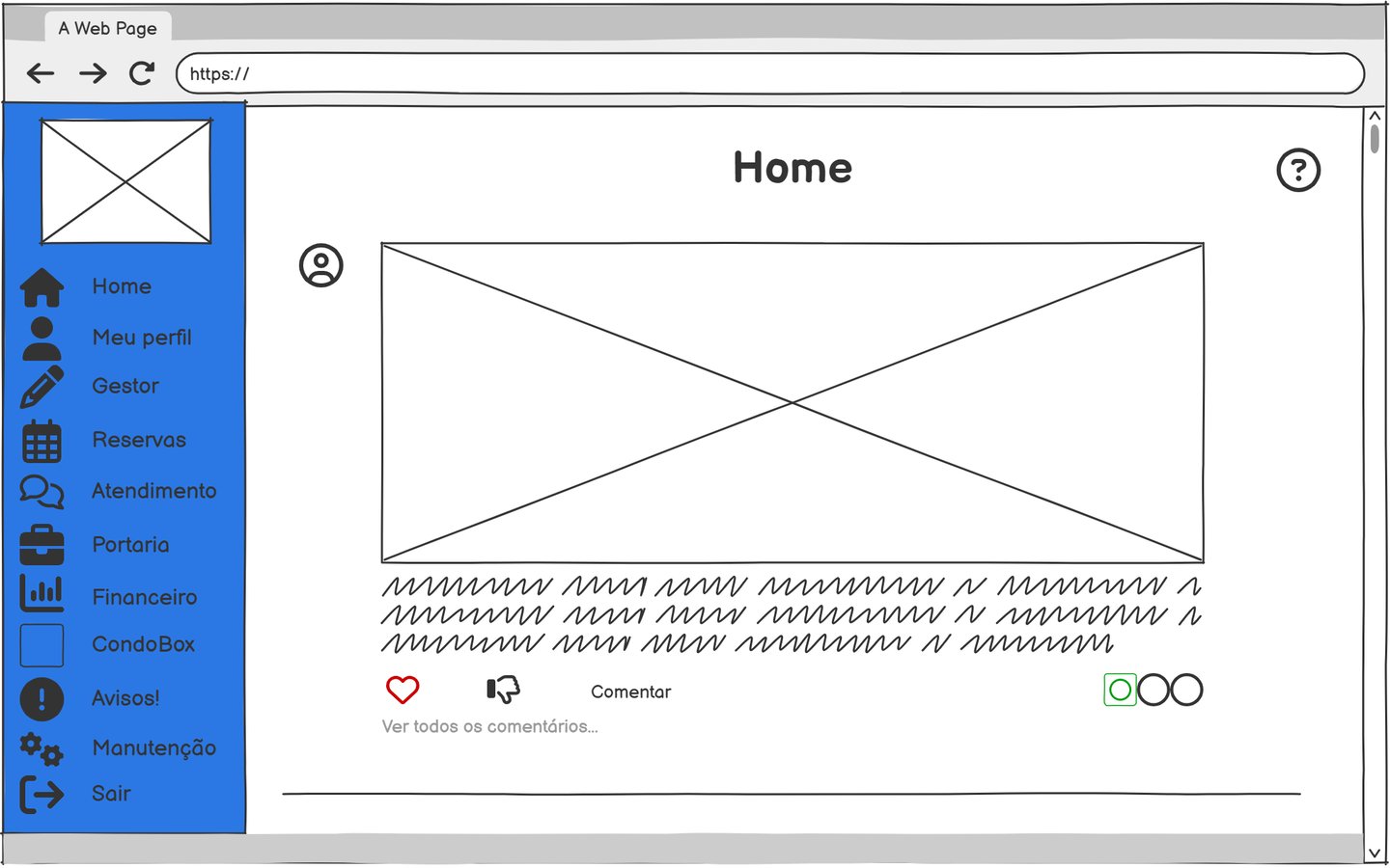 Wireframe da Future CITH