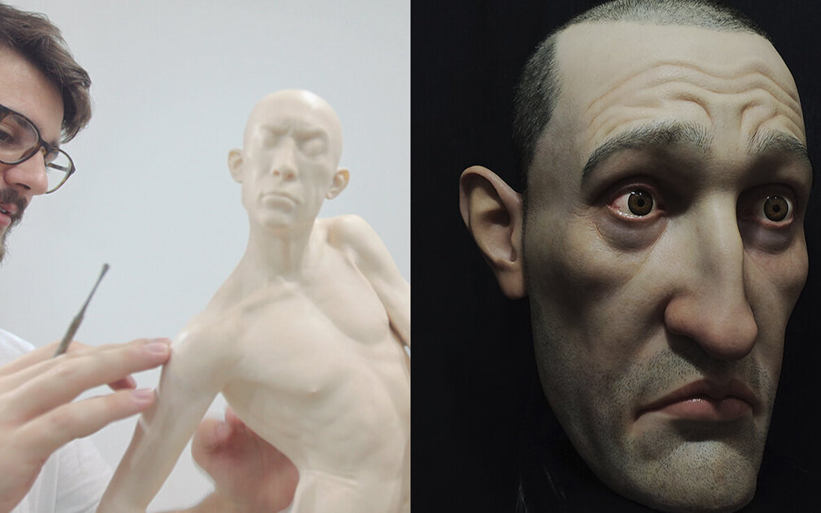 Vista panorâmica da exposição na CAIXA Cultural SP, ressaltando o impacto visual envolvente.