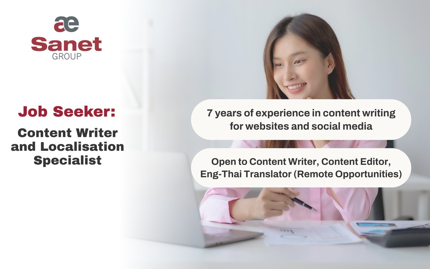 Content Writer and Localisation Specialist