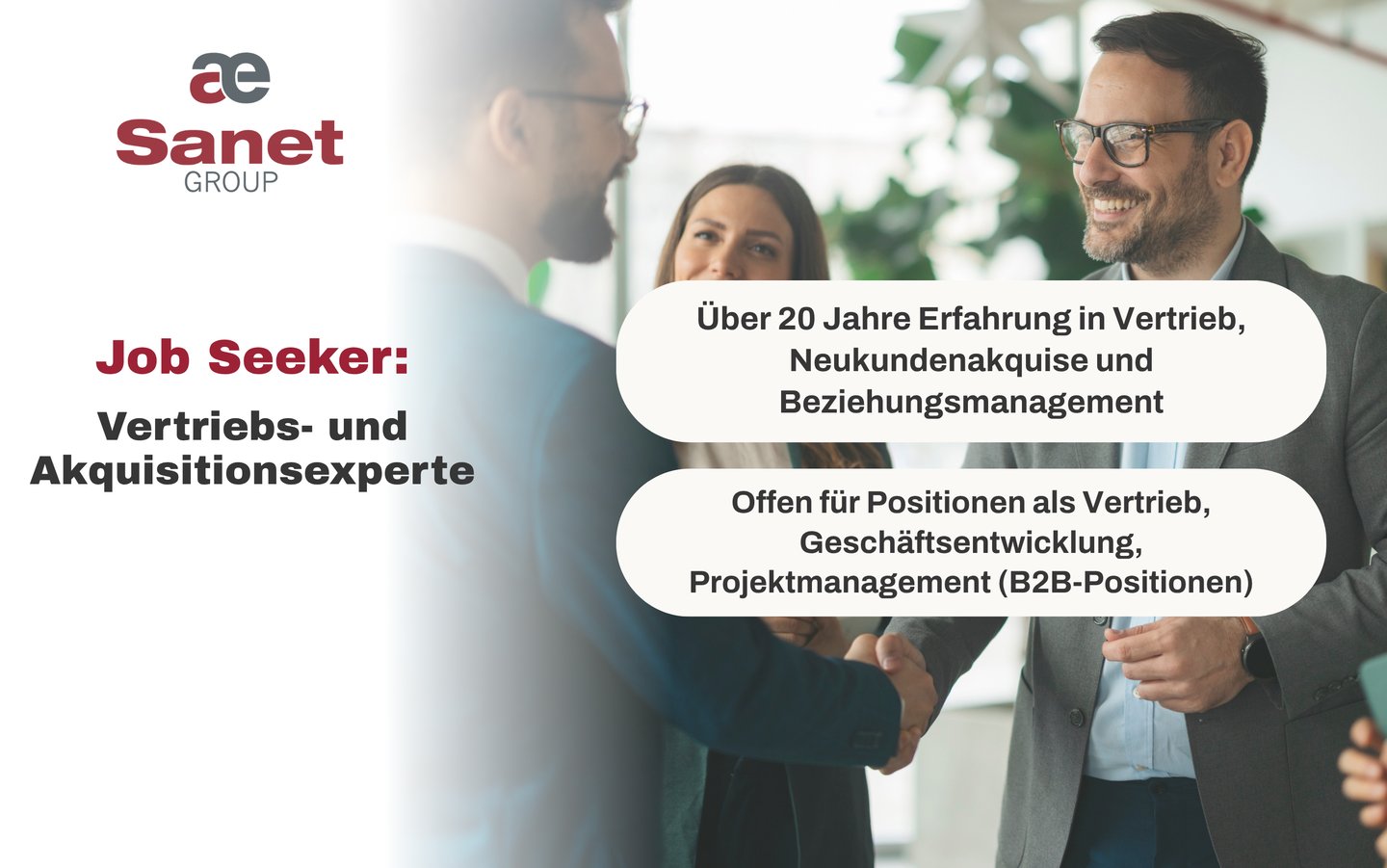 Vertriebs- und Akquisitionsexperte