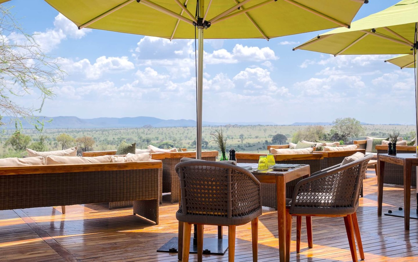 Four Seasons Serengeti Tanzania outdoor dining