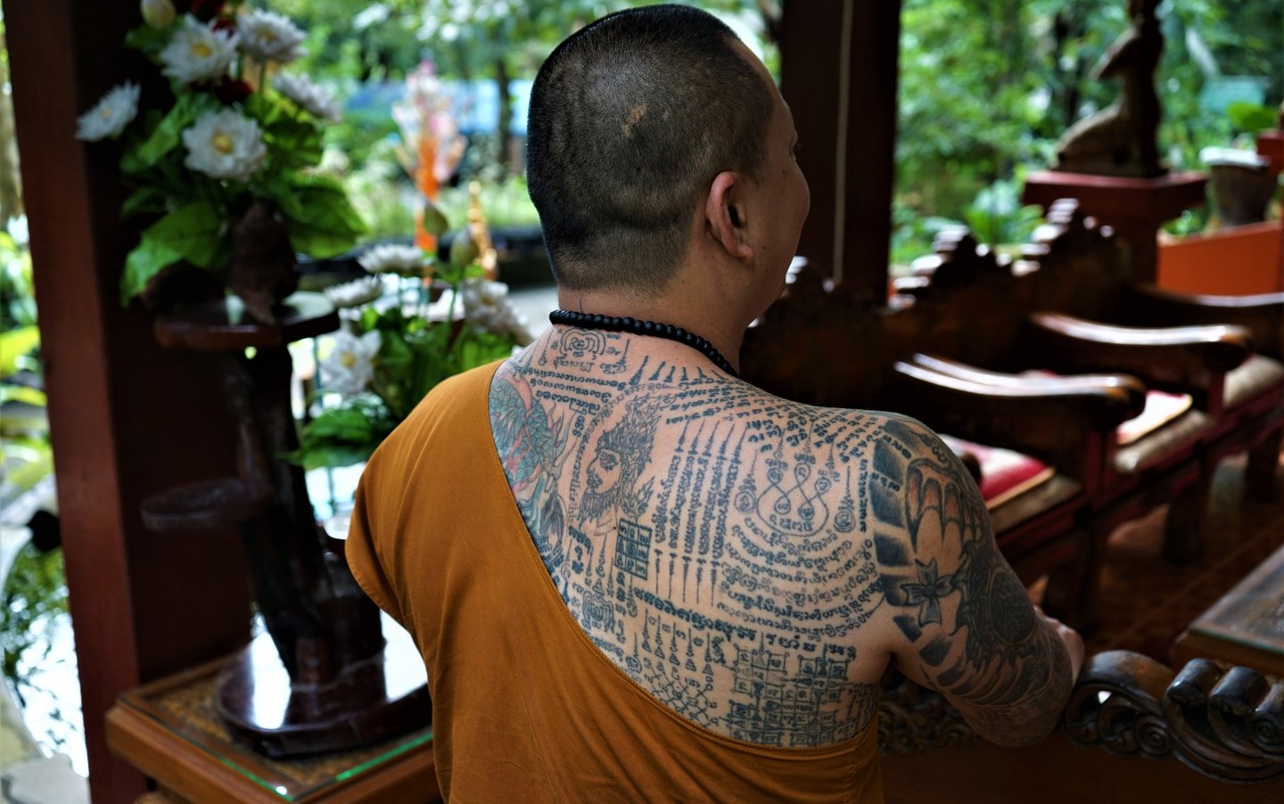 Entering the monkhood in Thailand.