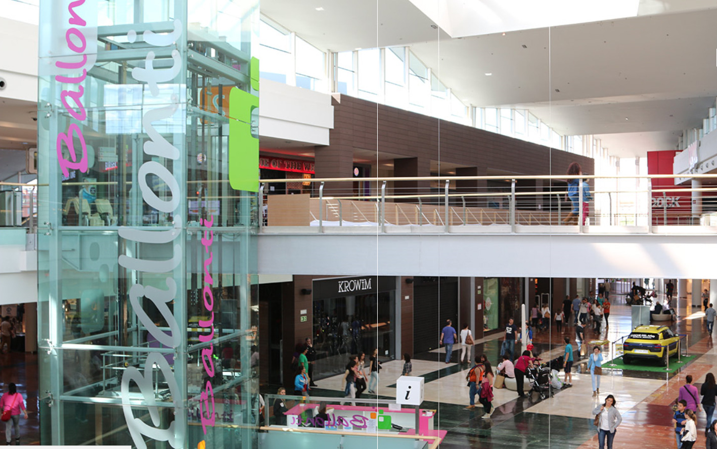 centro comercial Ballonti GURBAIN arquitectura