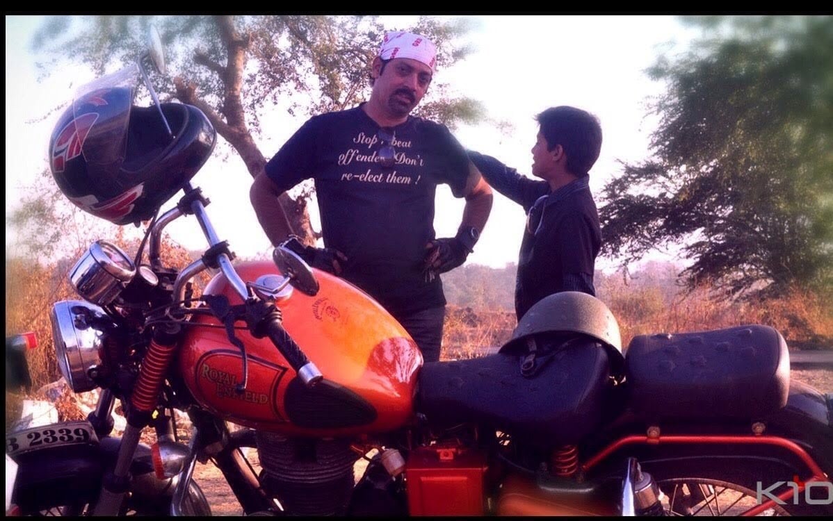 Mr. Susheel Pareek who has been a rider since 2011. RSPD BIKER'S CHOICE