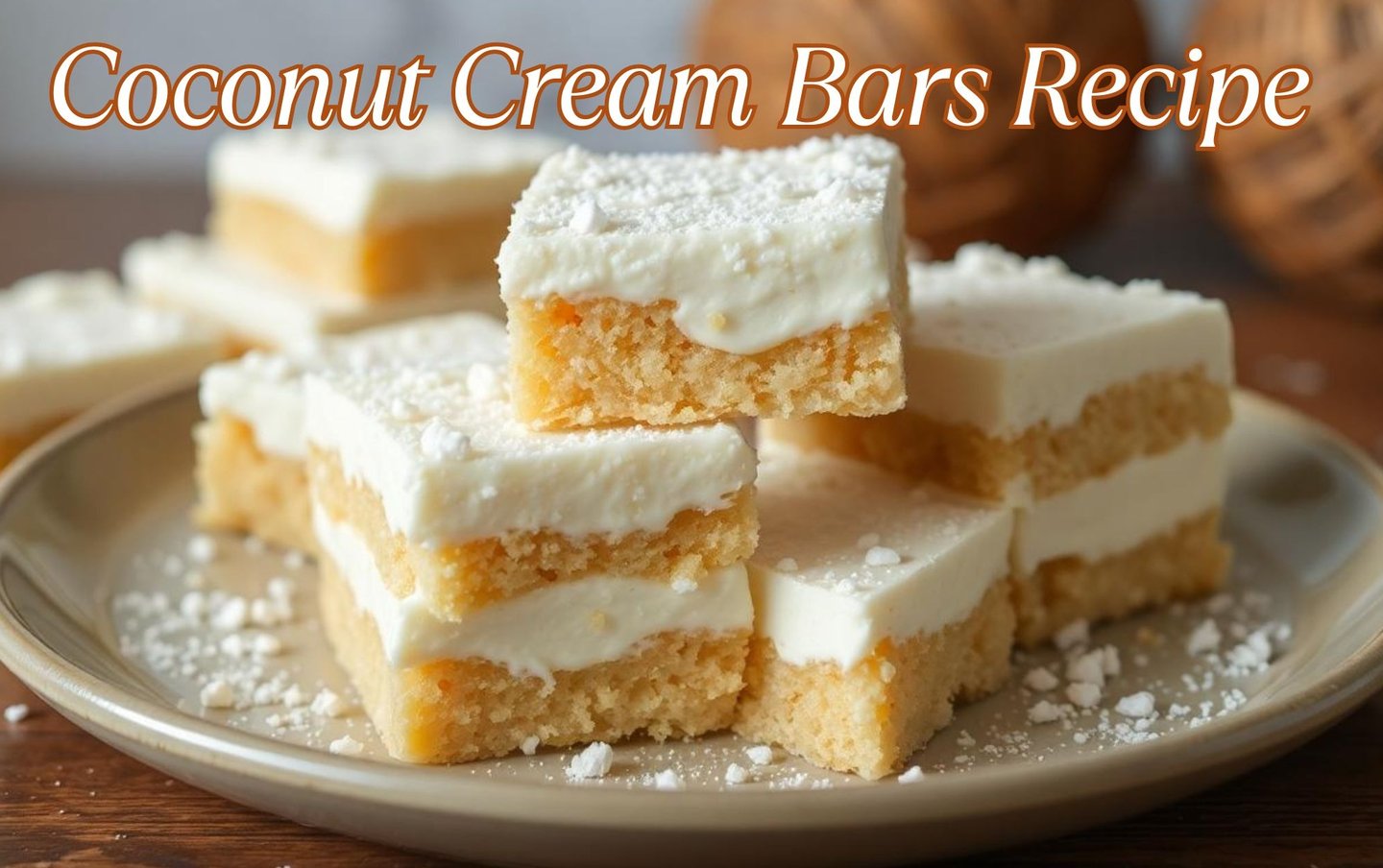 Coconut Cream Bars