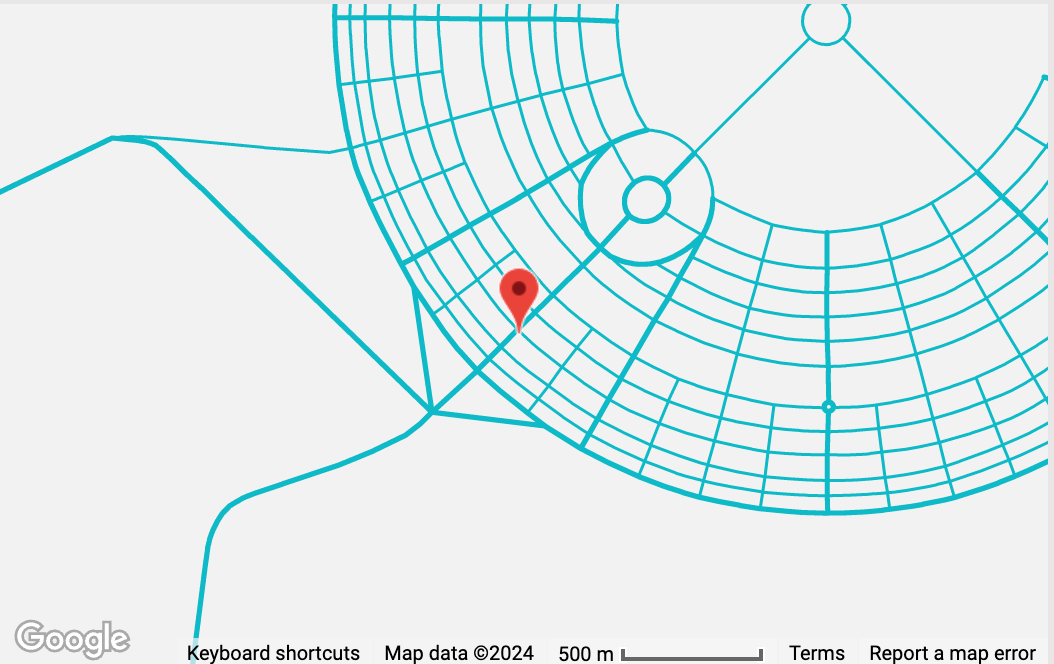 Black Rock City map to Anonymous Village @530-G
