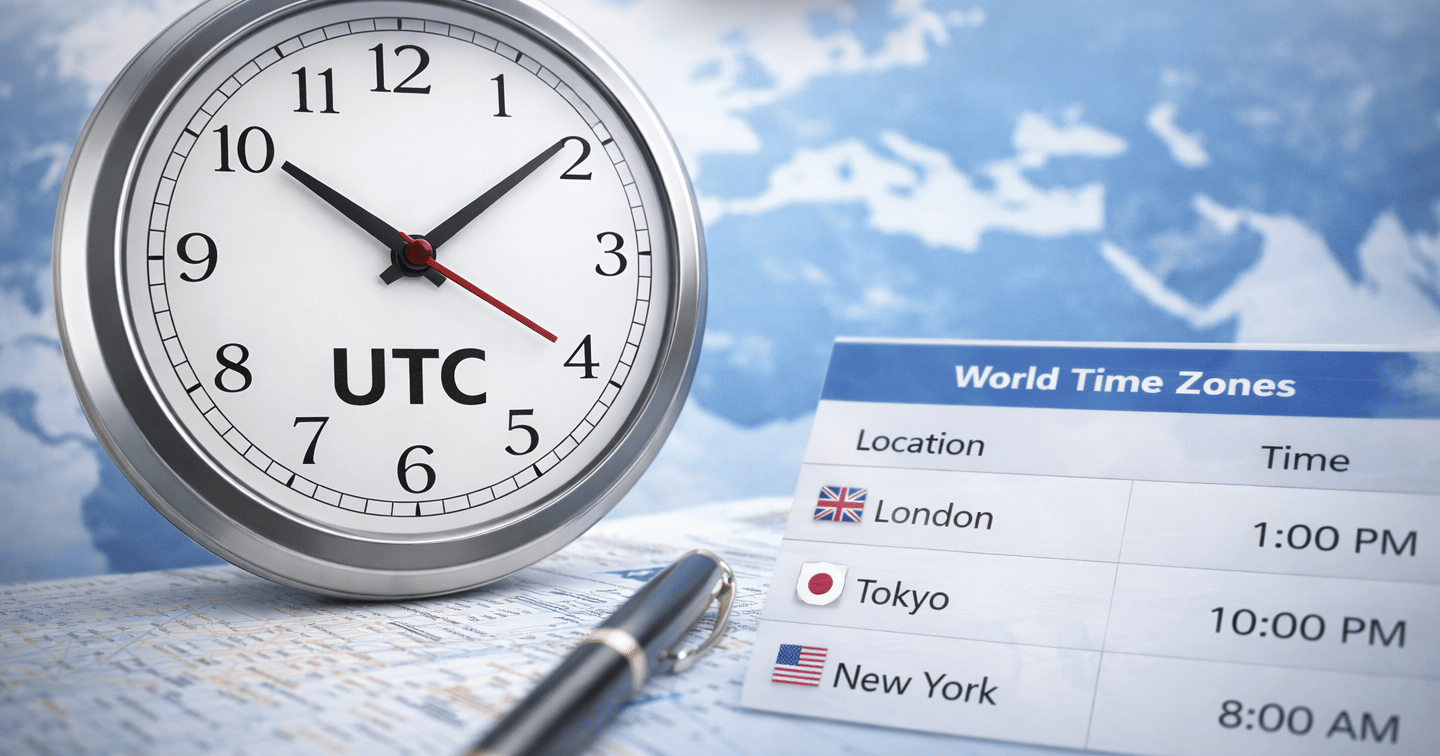 What Is UTC Time? A Simple Guide to Coordinated Universal Time_timenowonline.com
