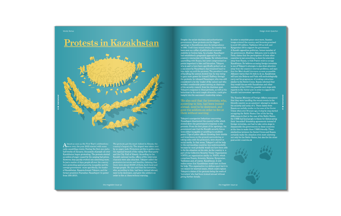 protests in Kazakhstan spread