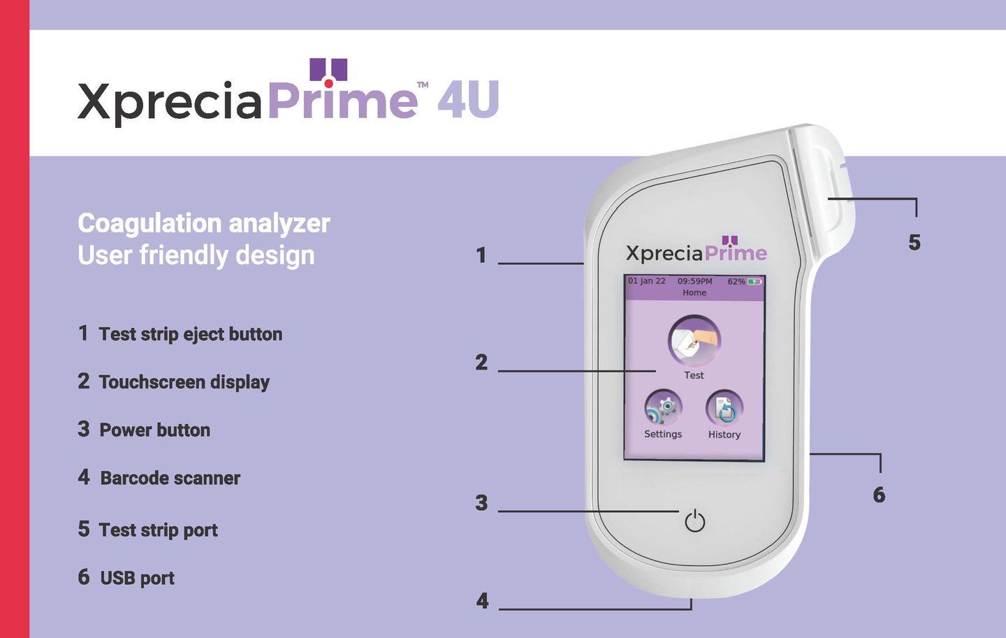 a xprecia prime device for pt inr monitoring