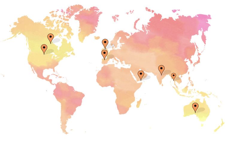 countries reached