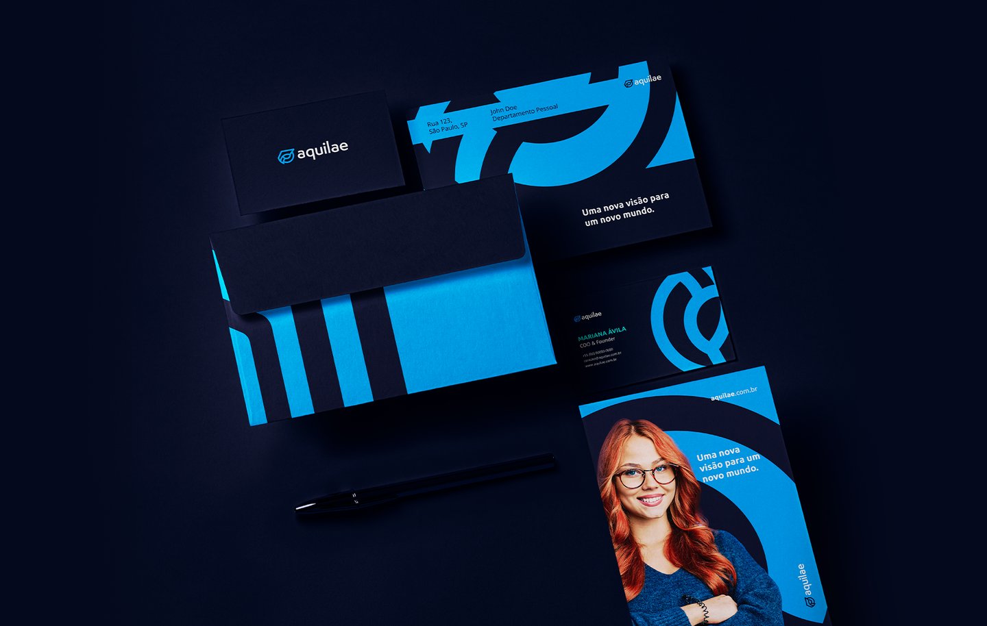 Aquilae B2B Healthtech brand identity design project — Aguila Studio