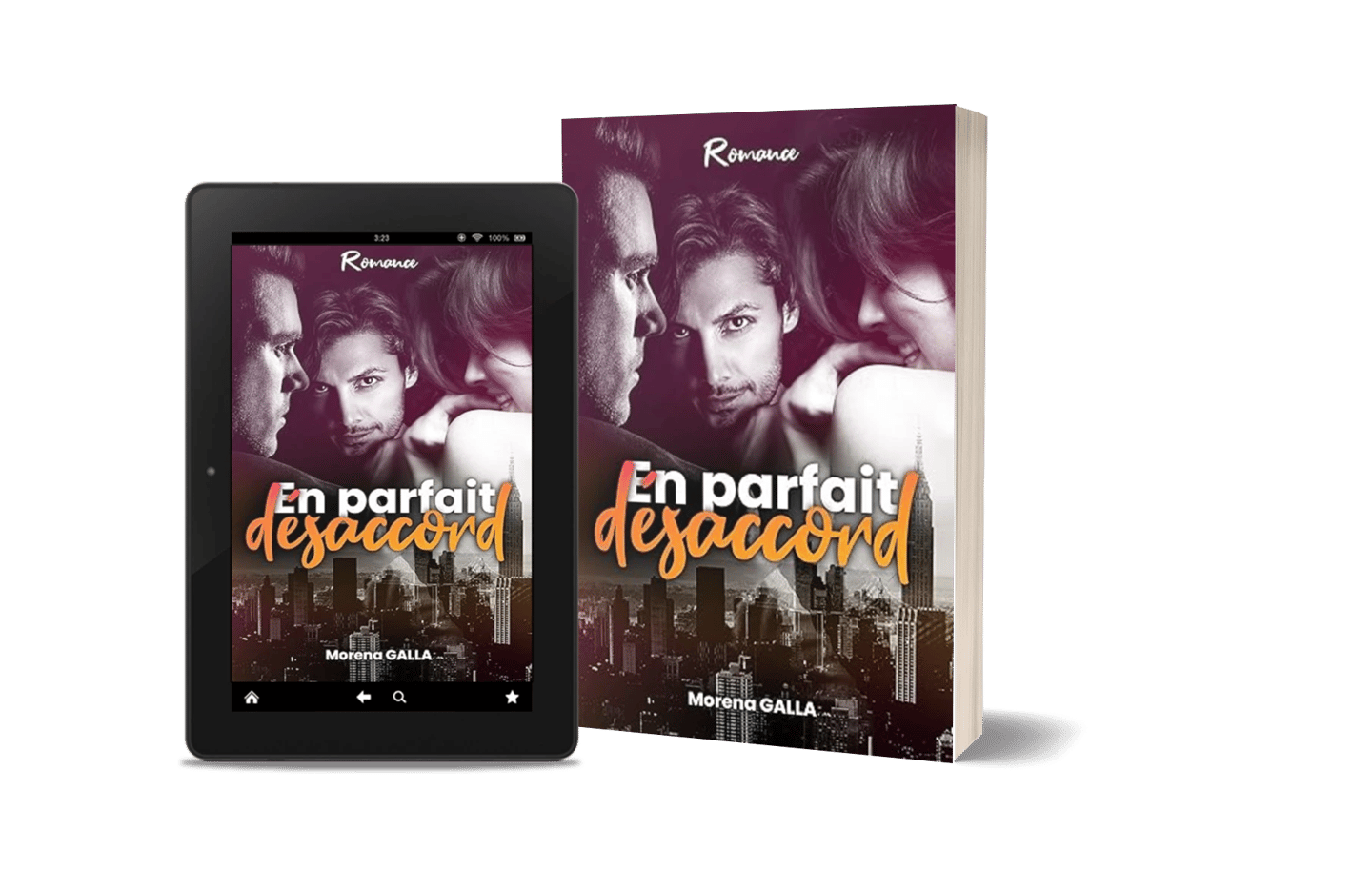 Mockup "En parfait désaccord" - Morena Auteure