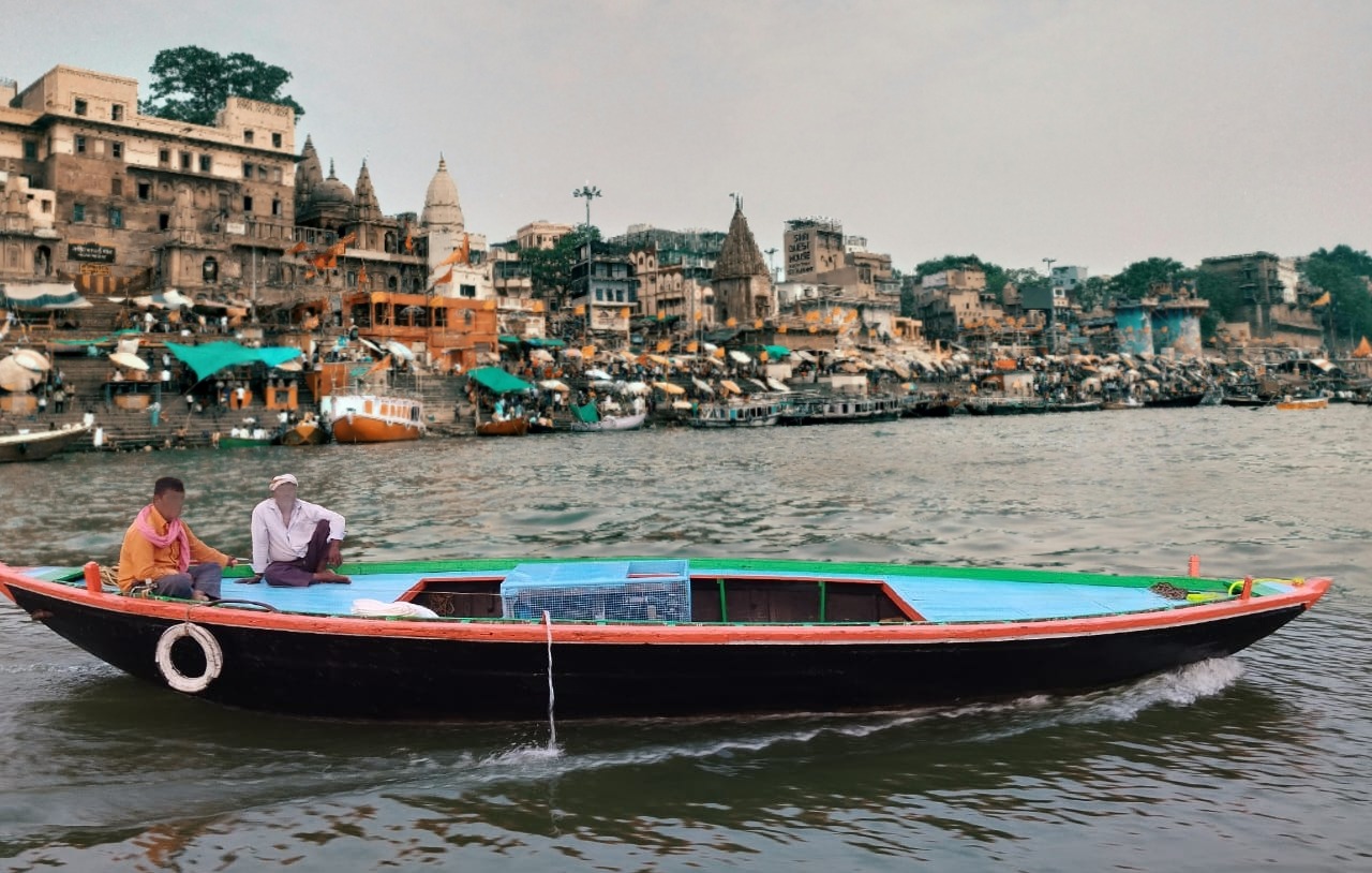 Evening boat ride from dashashwamedh ghat