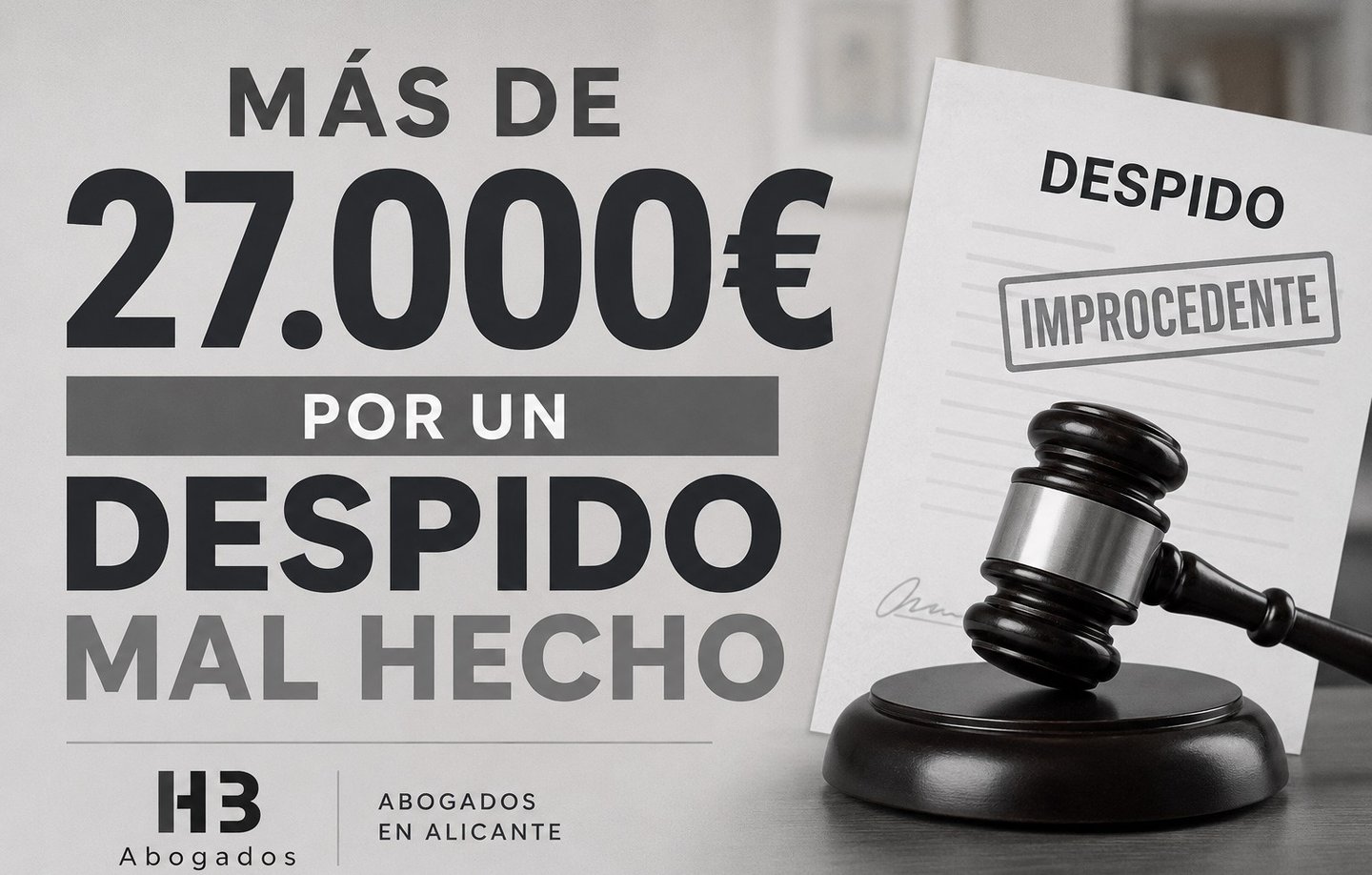 reclamación despido alicante