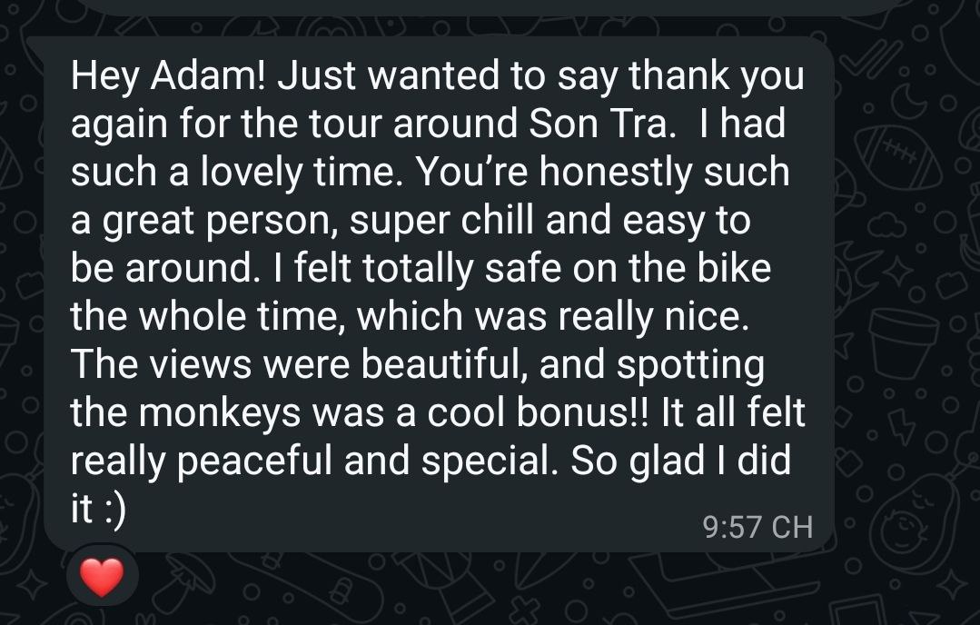 A good review from Whatsapp.