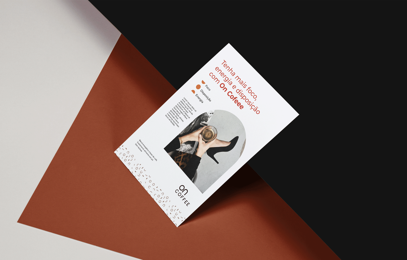 Projeto On Coffee – Projeto de Identidade de marca feito pelo Estúdio Criativo Voluca