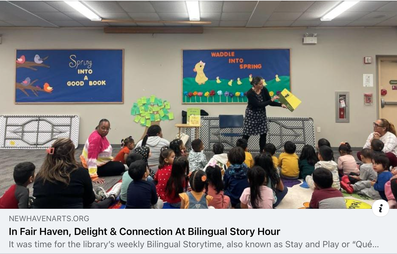 arts council new haven fair haven library stay and play nohra bernal