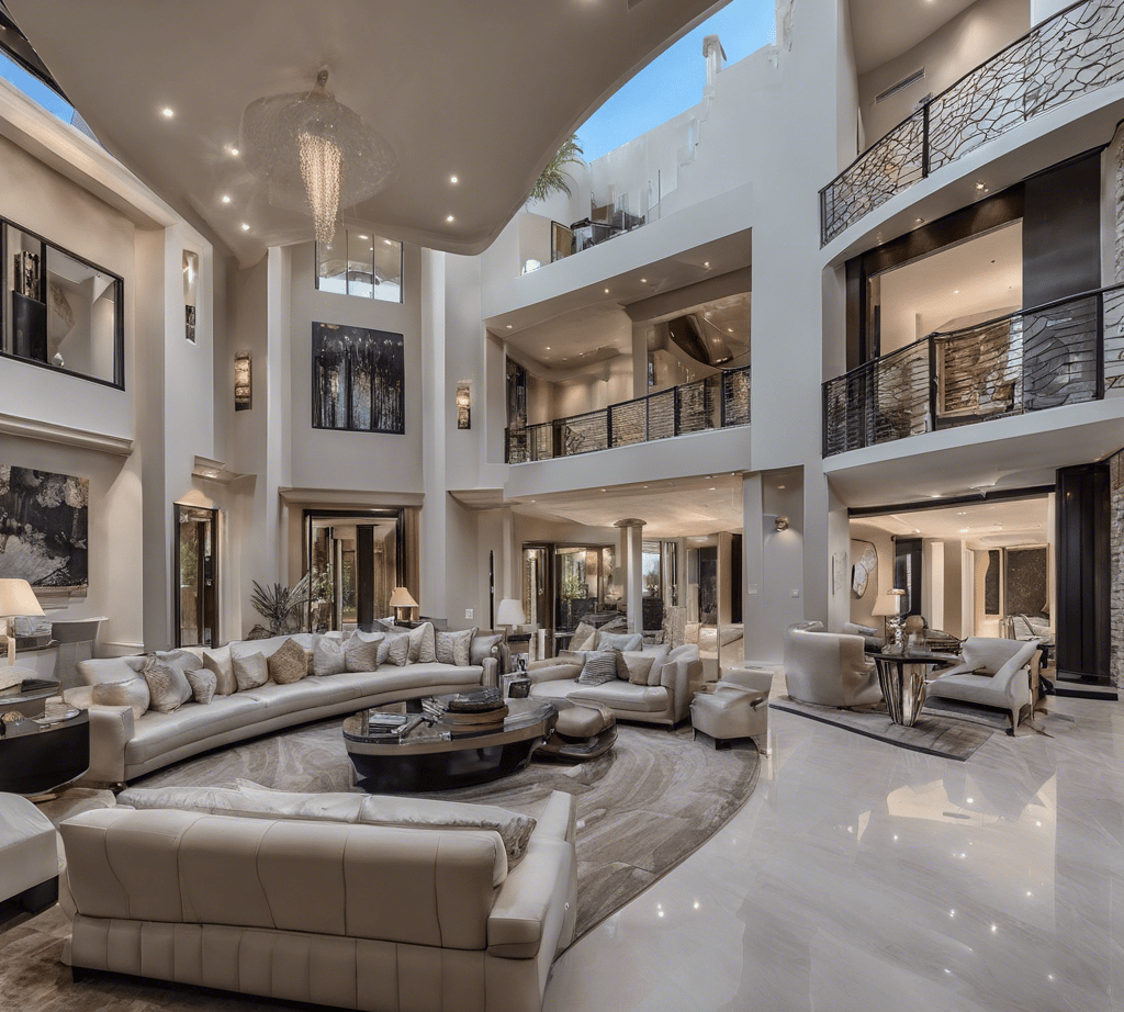 Bright living room with modern inventory