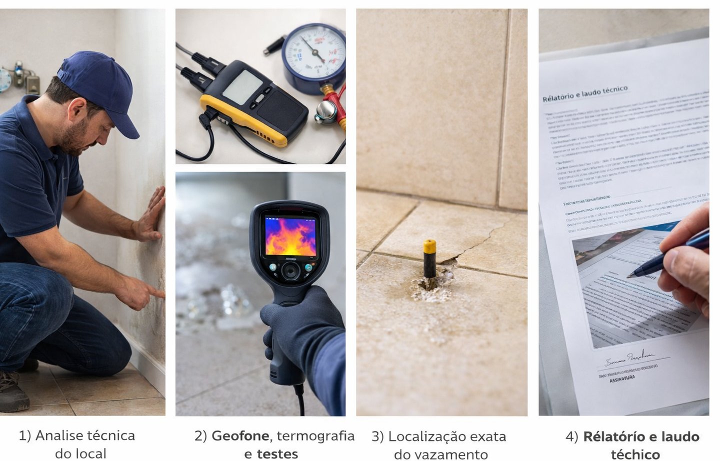 Geofone para caça vazamentos em Brasília