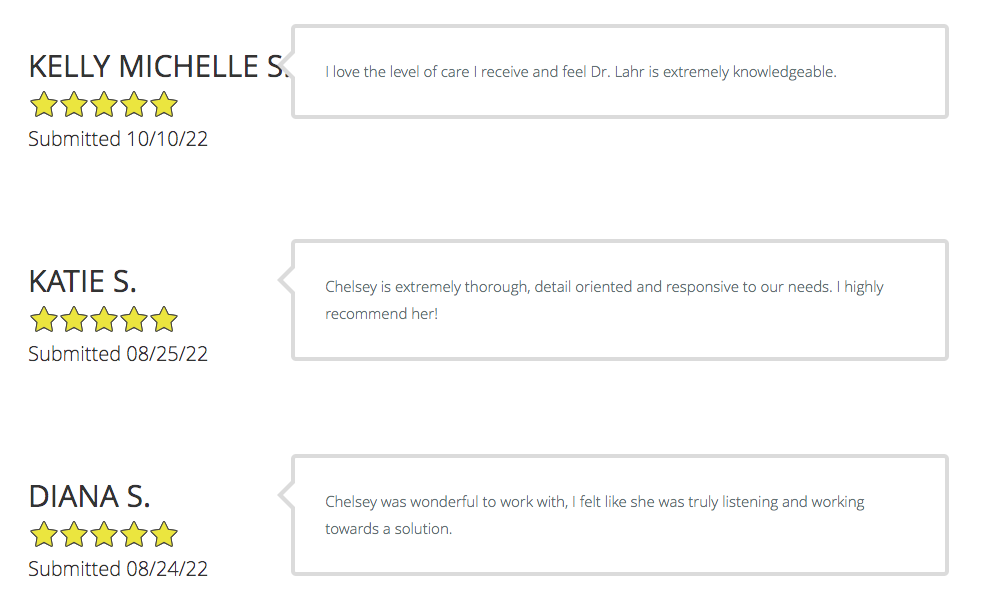 Website Reviews