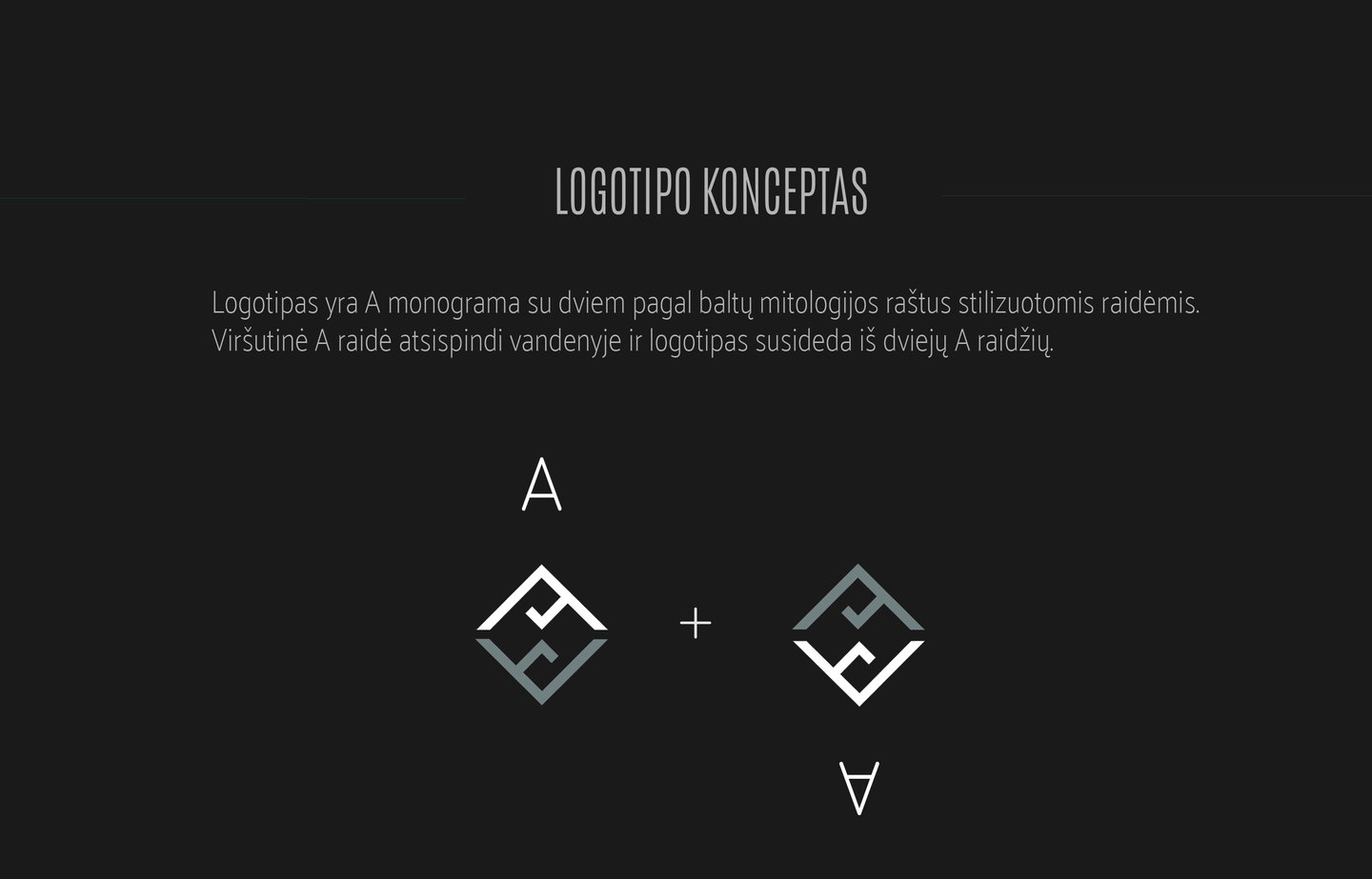 Andaja logotipo konceptas