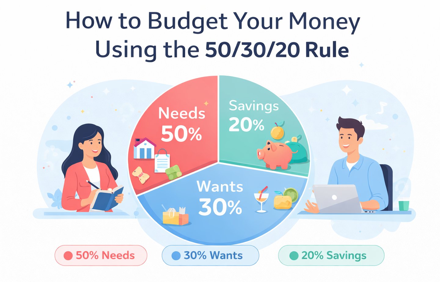 How to Budget Your Money Using the 503020 Rule (Simple Guide)_cleareveryday