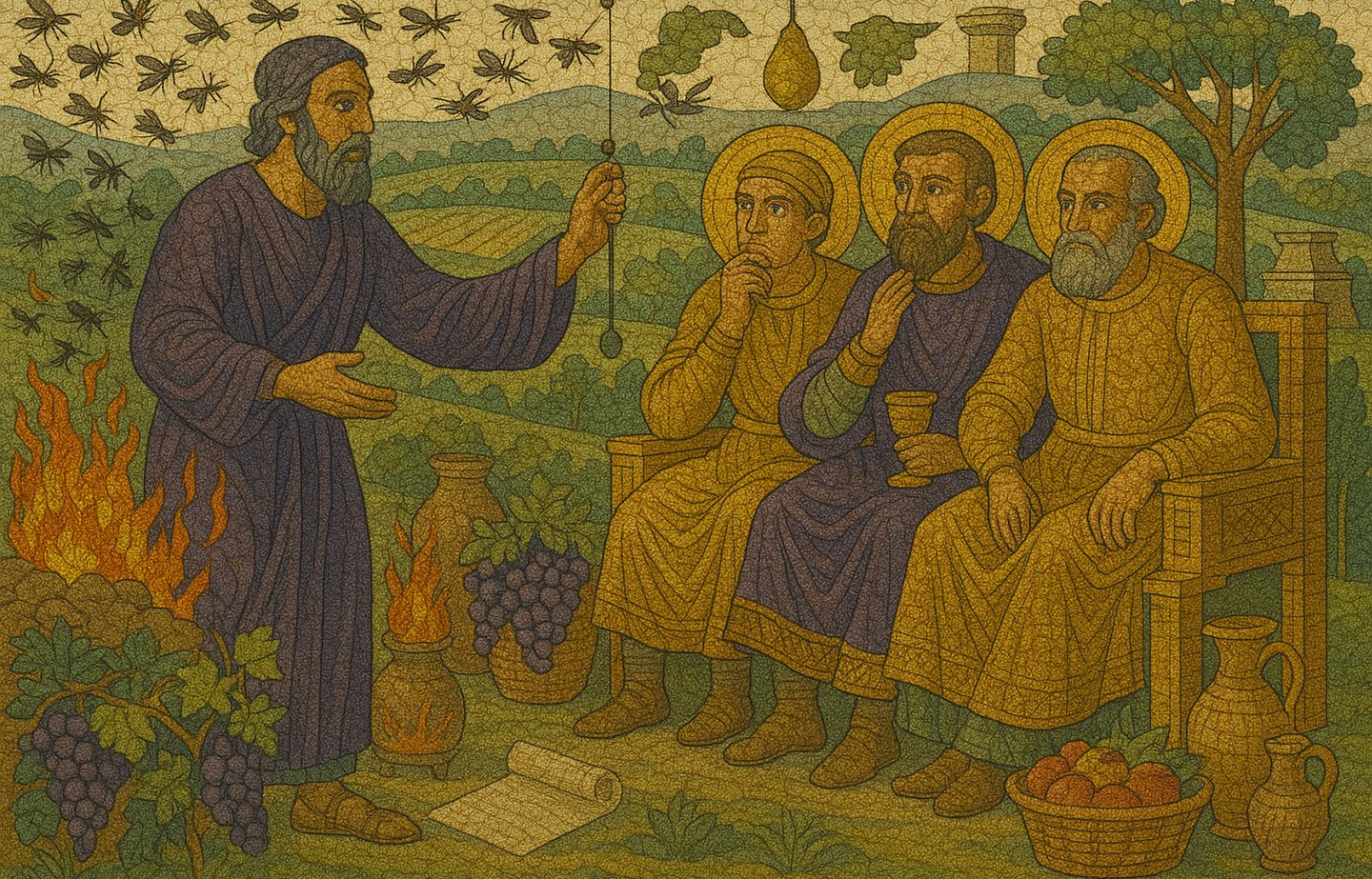 Amos confronted 8th century BCE Israel "bitter bounty" during the reign of Jeroboam II.