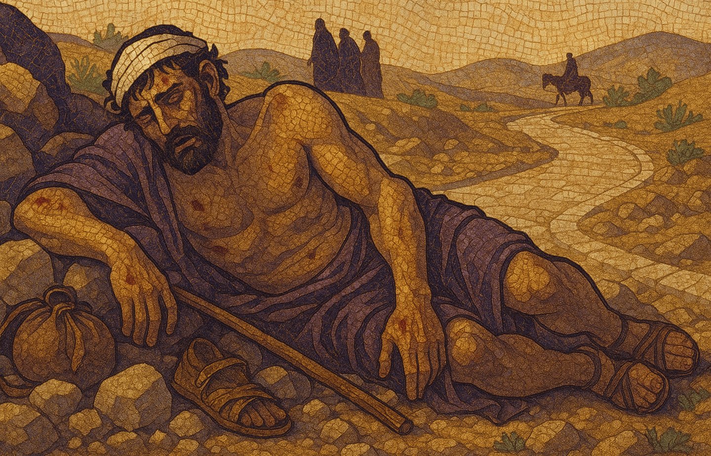 The real impact of the Good Samaritan isn't felt until readers see themselves as the victim.