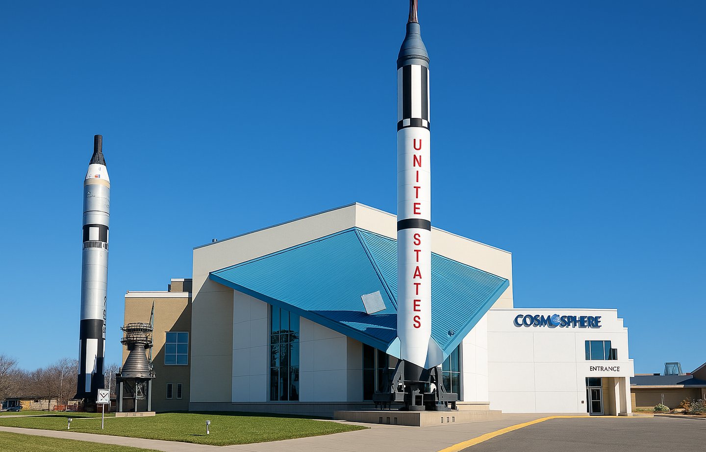 Image of The Cosmosphere in Hutchinson Kansas Lion Swag Web Design