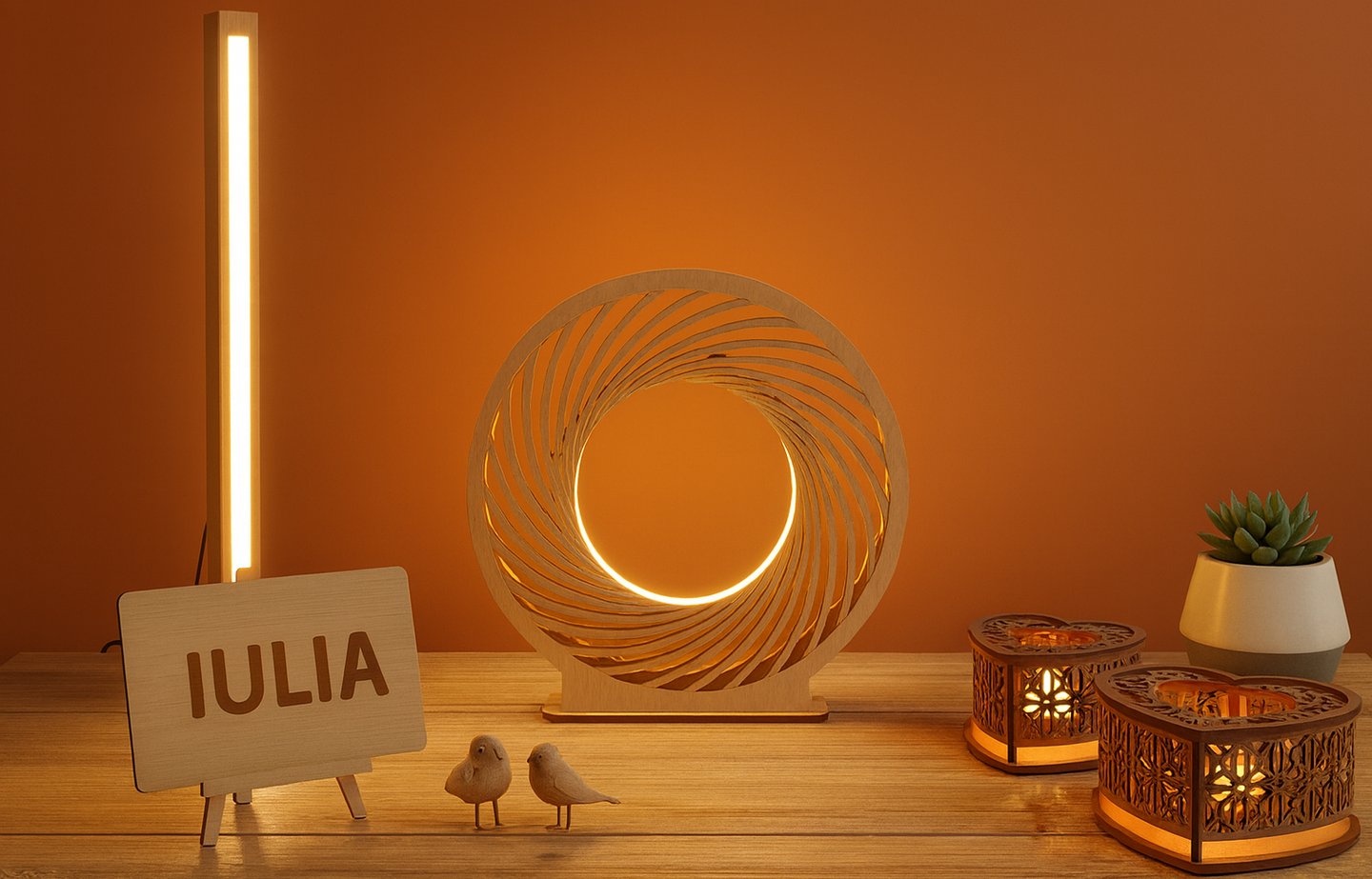 LASERDEKORATION PERSONALISIERT LASER ART BY IULIA